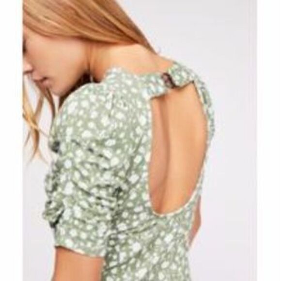 Free People Rosie Knit Midi Dress size S - Picture 3 of 9